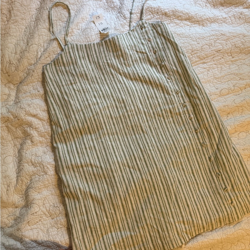 Striped Sleeveless Dress from Abercrombie and Fitch Spring ‘25